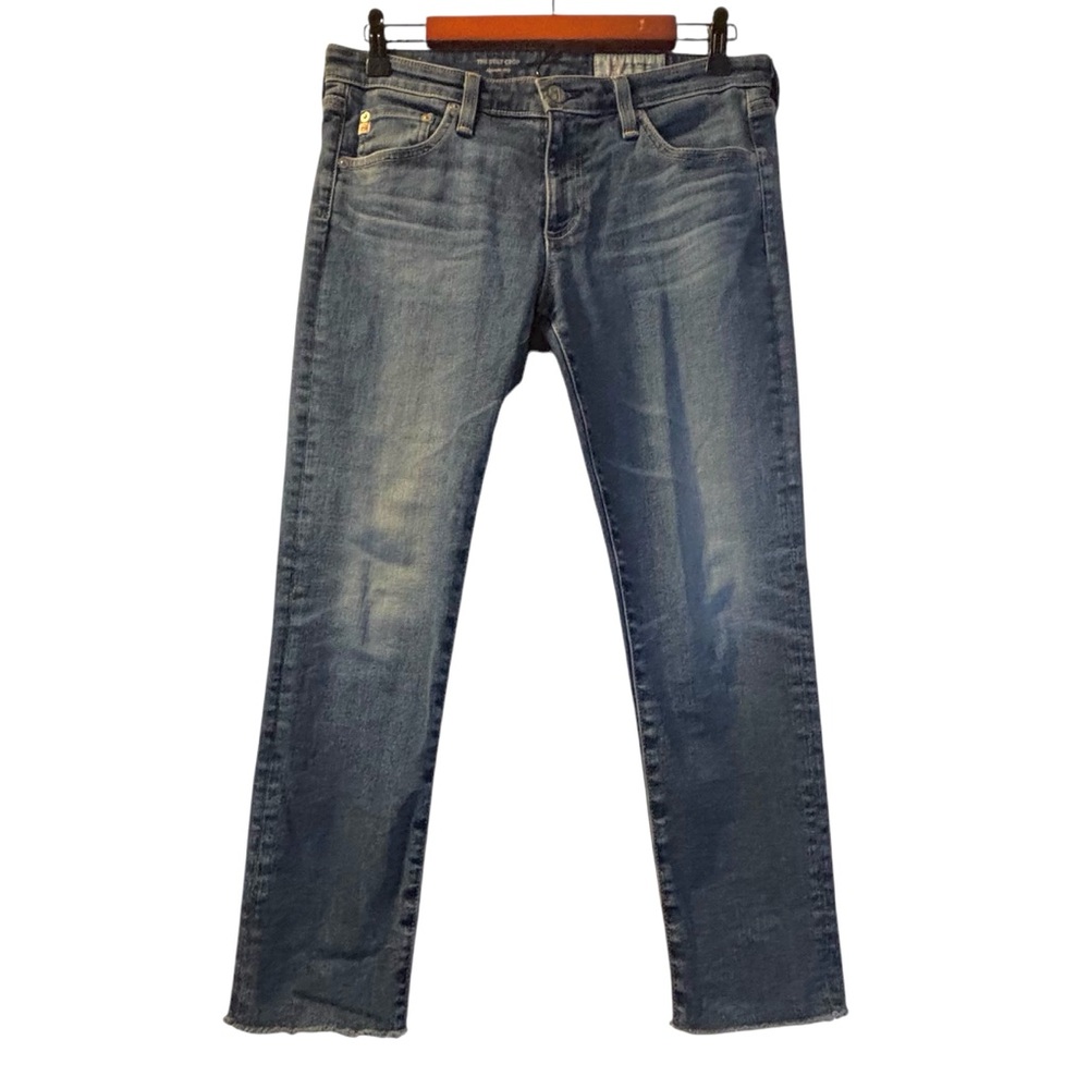 Adriano Goldschmied The Stilt Crop Blue Washed Denim Jeans Size 29 - Picture 2 of 7